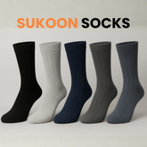 Sukoon Socks For Men - Soft, Breathable, Non-Binding, Moisture Control, Boosts Circulation, Ideal For Neuropathy